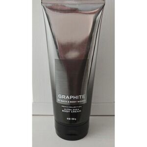 Bath and Body Works Graphite Men's Collection Ultra Shea Body Cream 8 oz New